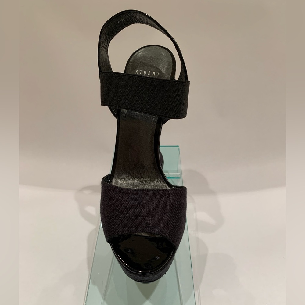 Stuart Weitzman Bandana Wedge Sandals